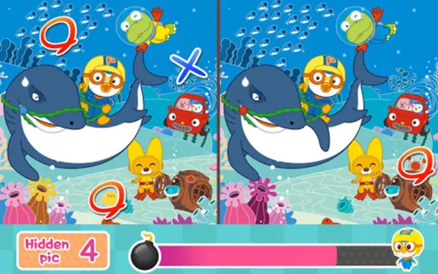 Pororo Hidden Catch android App screenshot 1